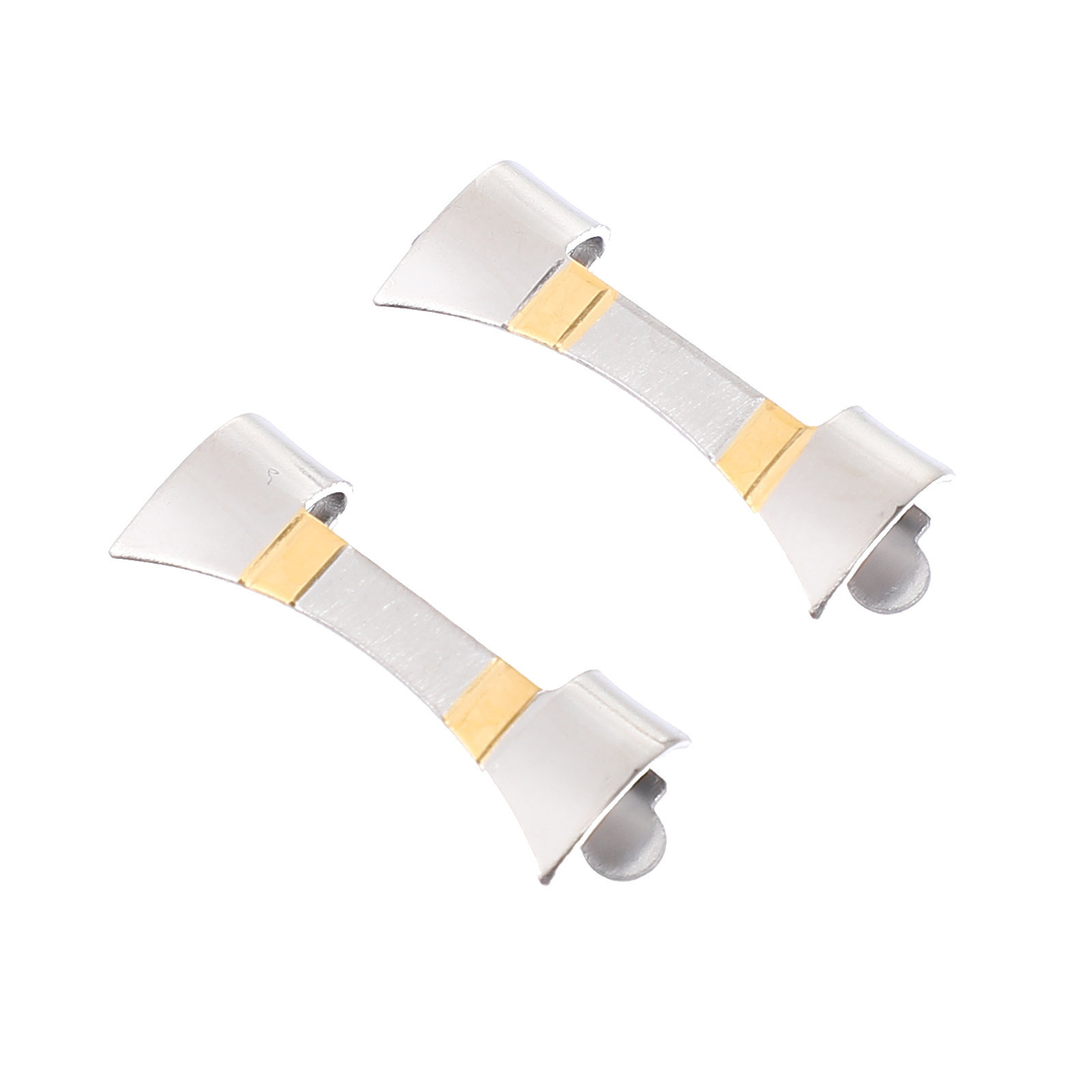 Watch Band Connector - 1Pair Stainless Steel Watch Strap Connectors