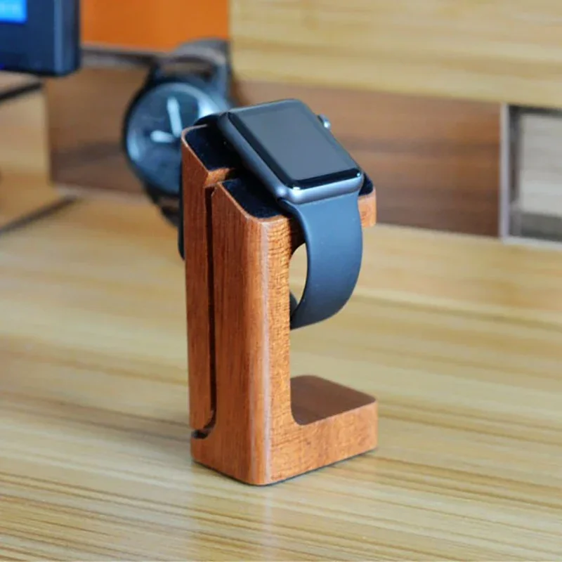 Wooden Apple Watch Charger Sta – Smartwatch Watch Accessories recenzja i cena