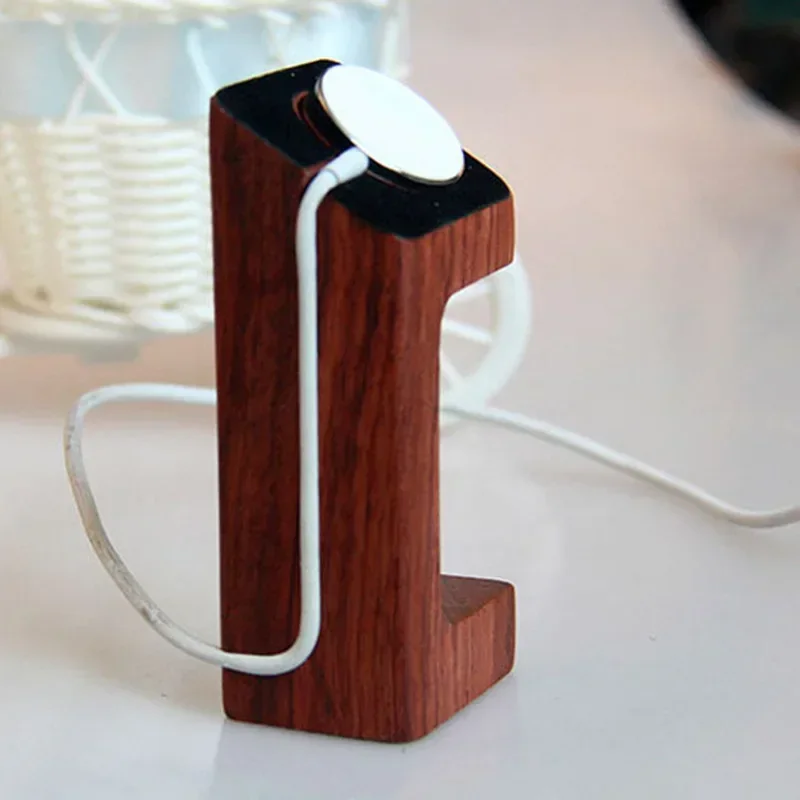 Wooden Apple Watch Charger Sta – Smartwatch Watch Accessories recenzja i cena