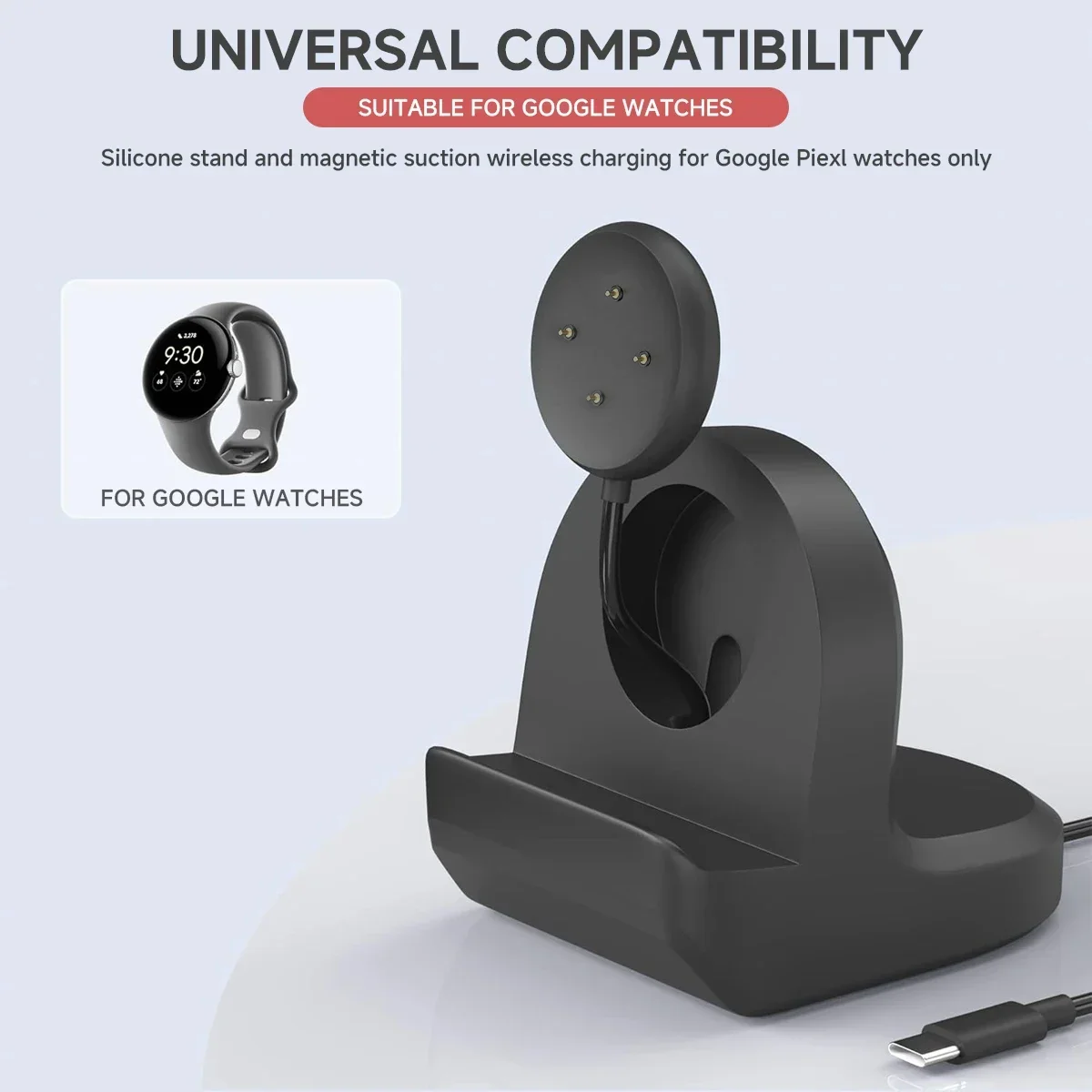 Soft Silicone Charger Cradle D – Watch Charging Dock recenzja i cena
