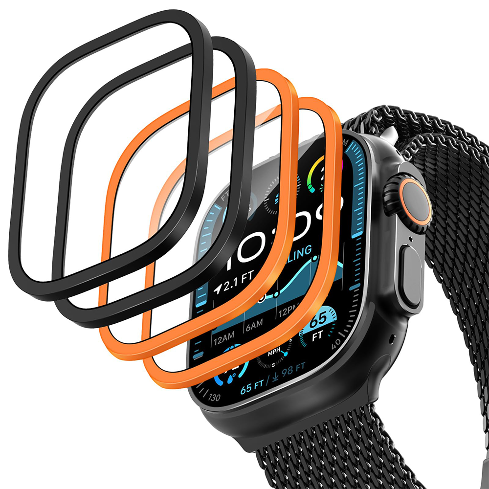 2PCS Titanium Metal Frame for  – Smartwatch Straps & Accessories recenzja i cena