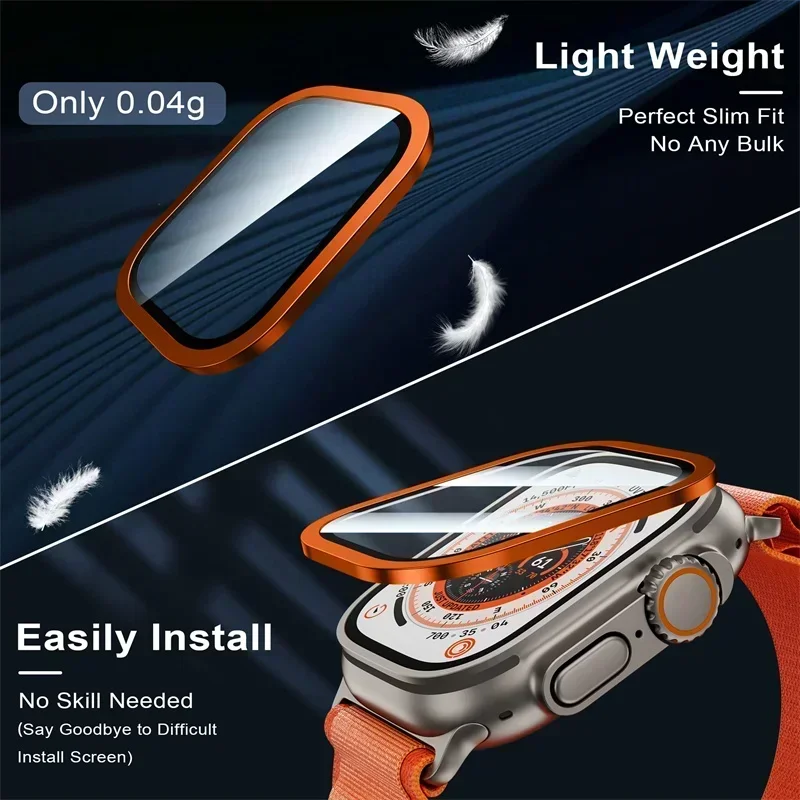 2PCS Titanium Metal Frame for  – Smartwatch Straps & Accessories recenzja i cena