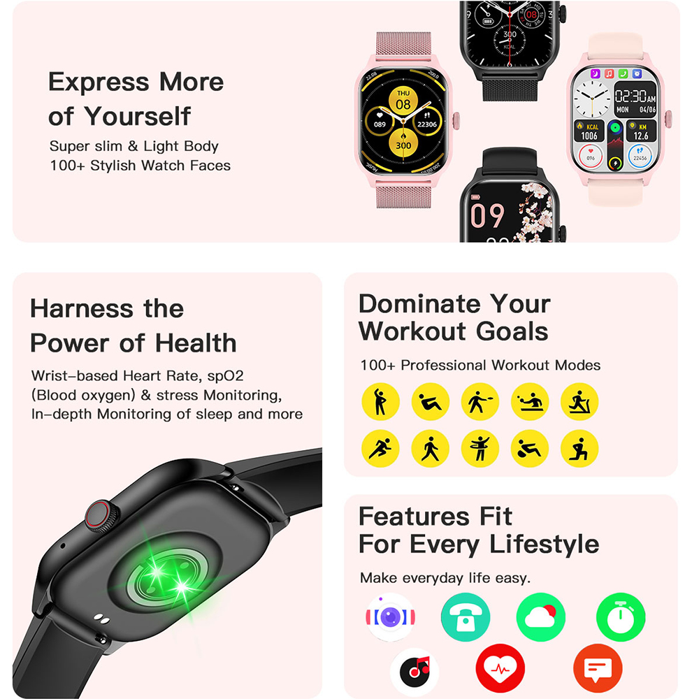 LEMFO LT10 Smart Watch 2024 An – Smartwatch X18 recenzja i cena