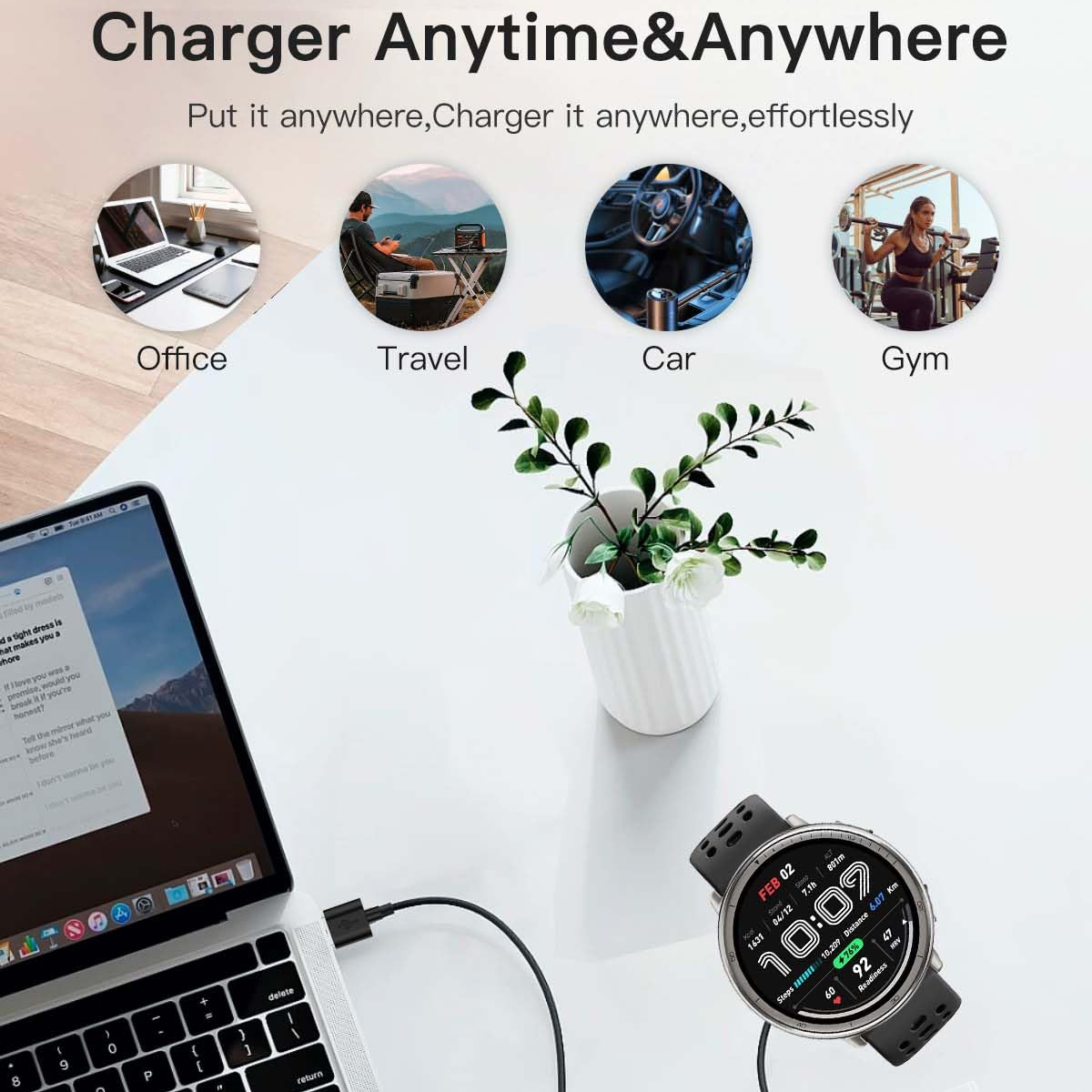 Charging base For Amazfit Acti – Amazfit Smartwatch Accessories recenzja i cena