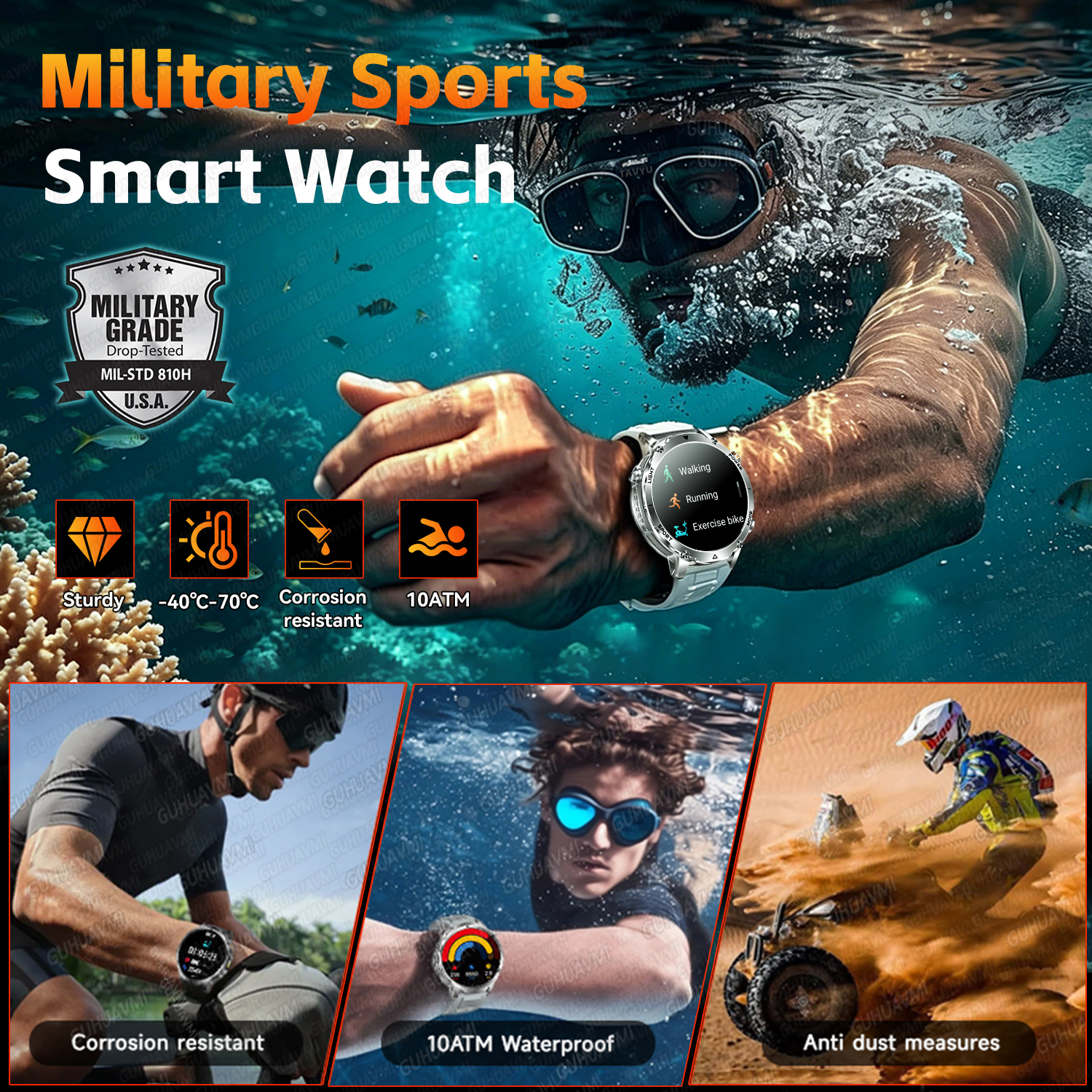 2026New Outdoor Military Shini – Smartwatch Nexus recenzja i cena