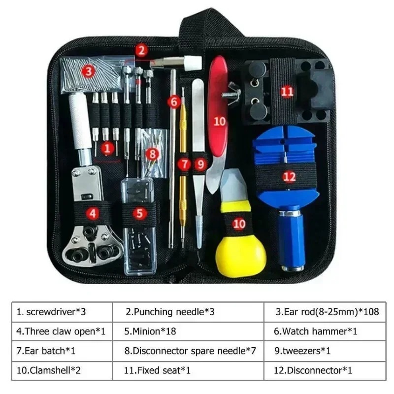 147Pcs Watch Repair Tool Set W – Tool Kit Strap Change recenzja i cena