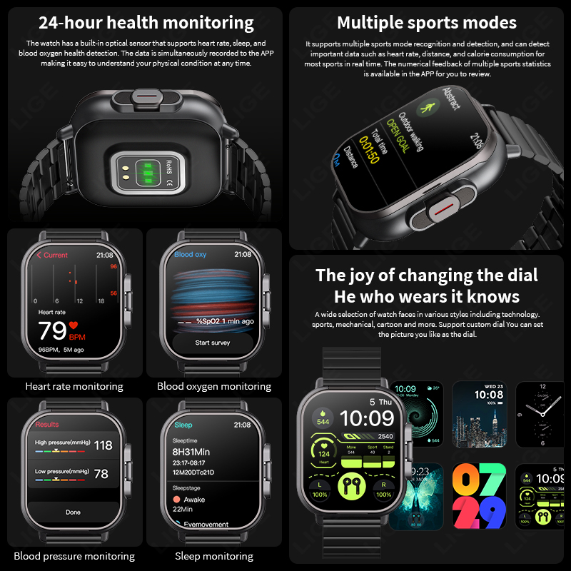 NFC Smart Watch TWS 2-in-1 Hea – Smartwatch Nexus recenzja i cena