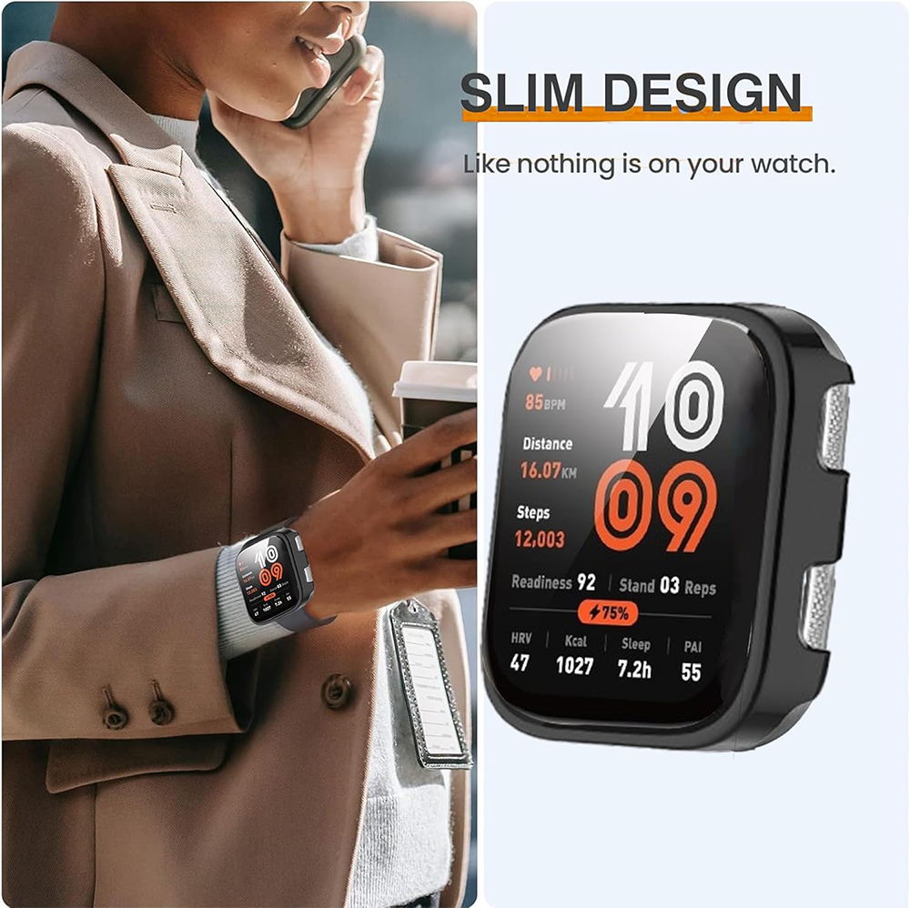 HD Glass+PC Case for Amazfit B – Amazfit Smartwatch Accessories recenzja i cena
