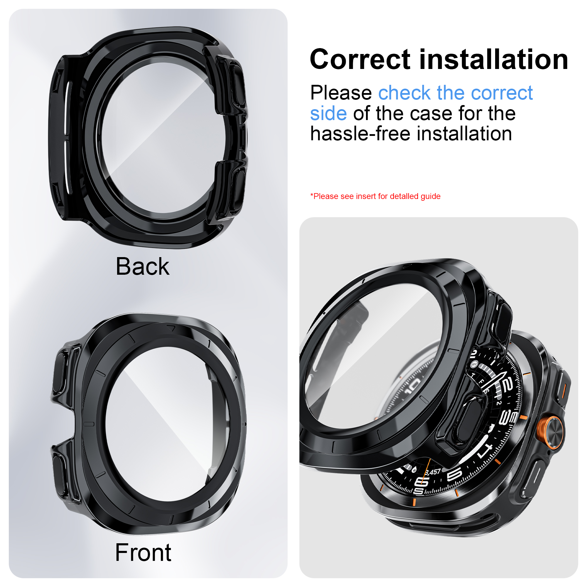 Case for Samsung Galaxy Watch  – Samsung Smartwatch Ultra Accessories recenzja i cena