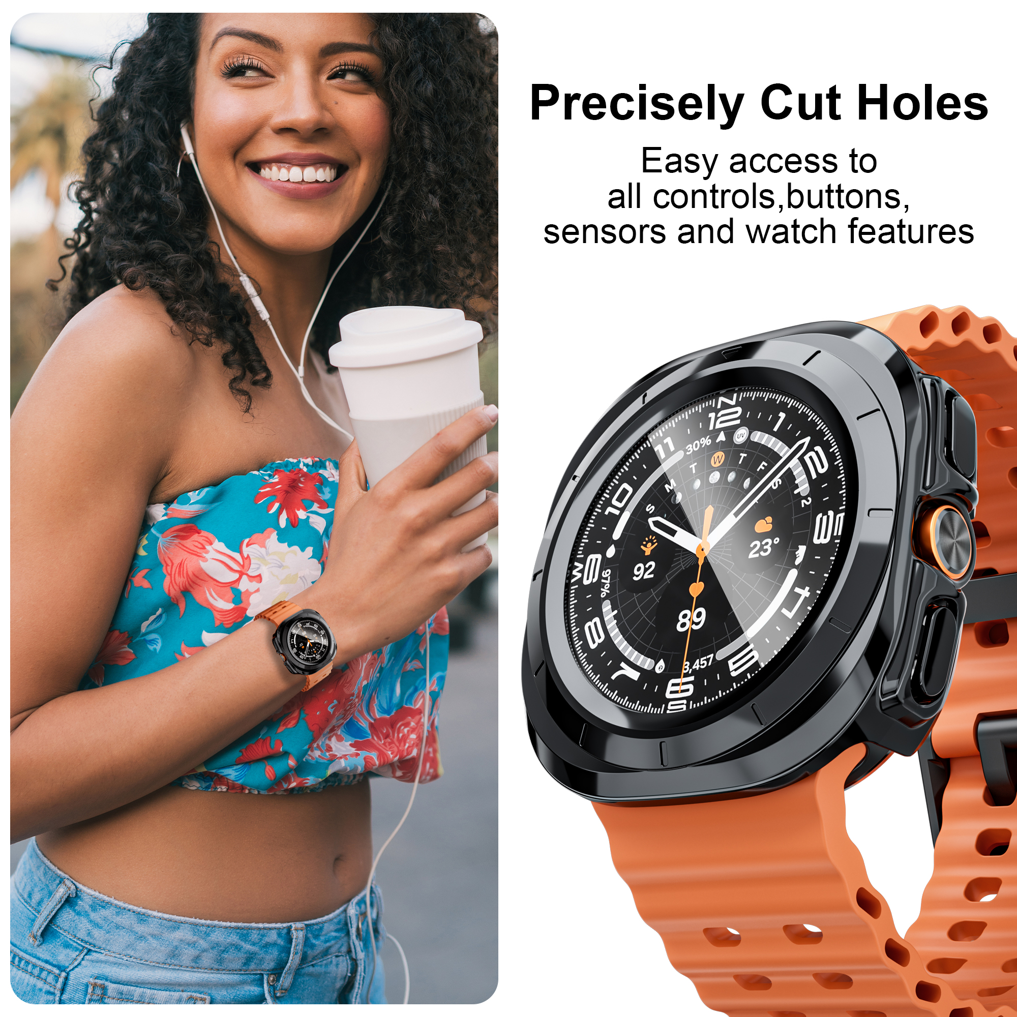 Case for Samsung Galaxy Watch  – Samsung Smartwatch Ultra Accessories recenzja i cena