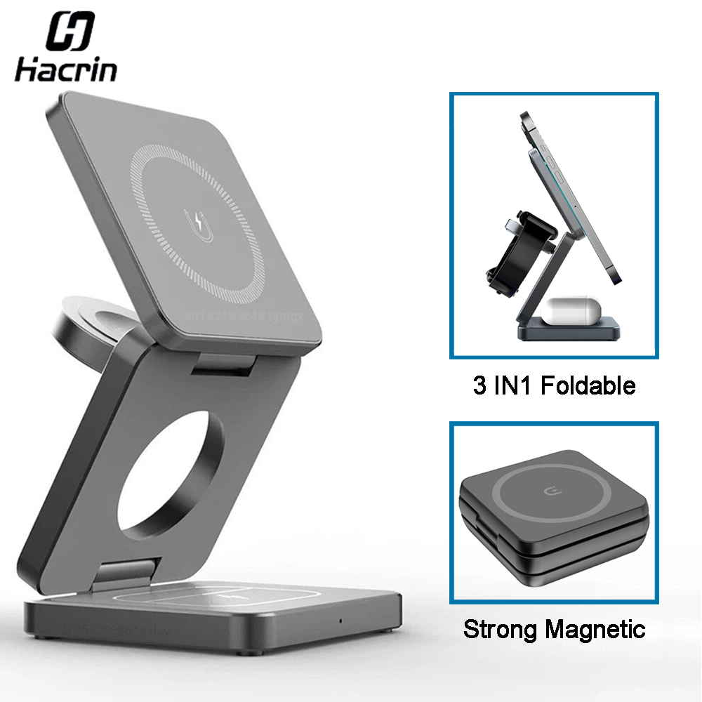 Wireless Charger 3 in 1 Foldab – Smartwatch Ac recenzja i cena