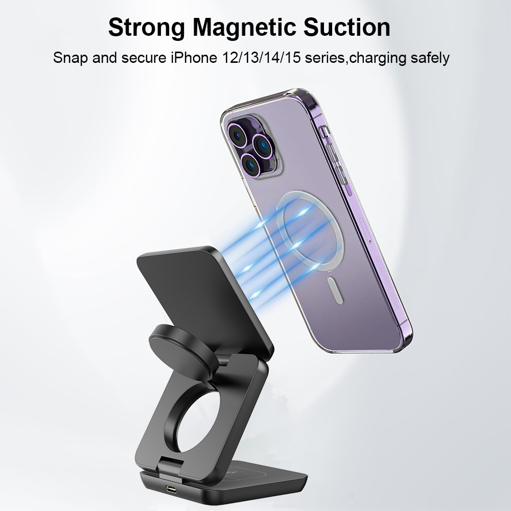 Wireless Charger 3 in 1 Foldab – Smartwatch Ac recenzja i cena