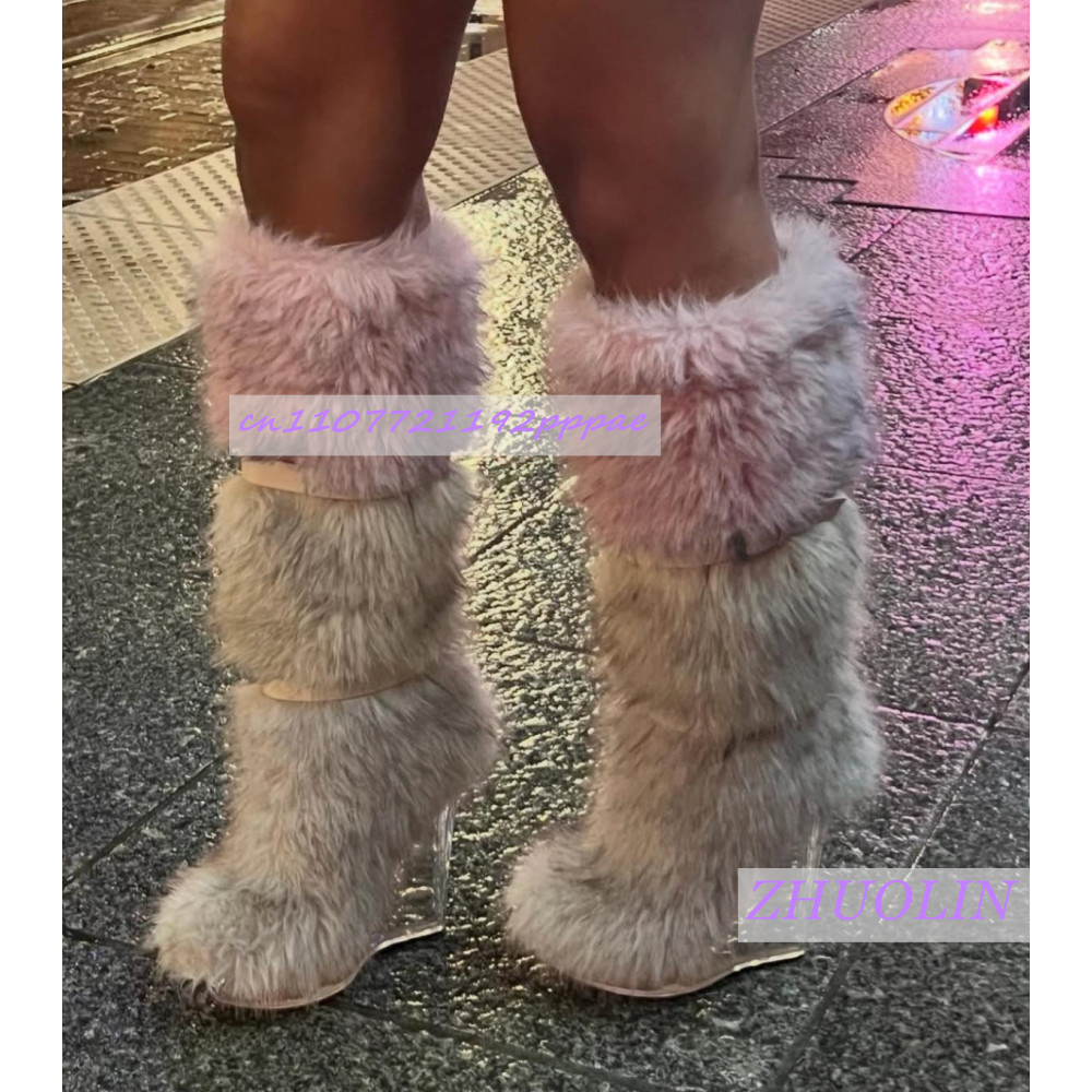 Winter Gradient Furry Transpar – Leather Classic Strap recenzja i cena