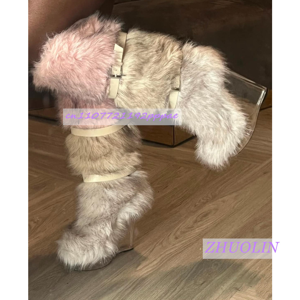 Winter Gradient Furry Transpar – Leather Classic Strap recenzja i cena