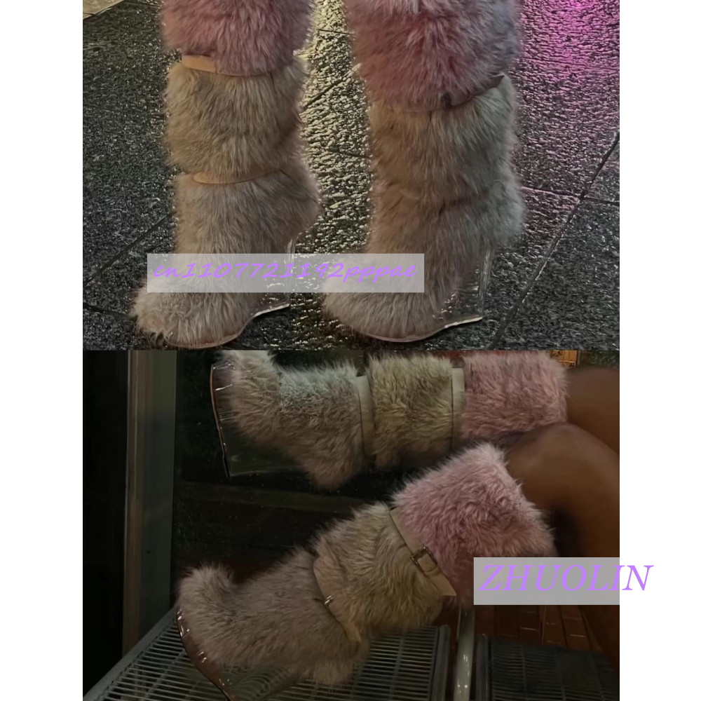 Winter Gradient Furry Transpar – Leather Classic Strap recenzja i cena