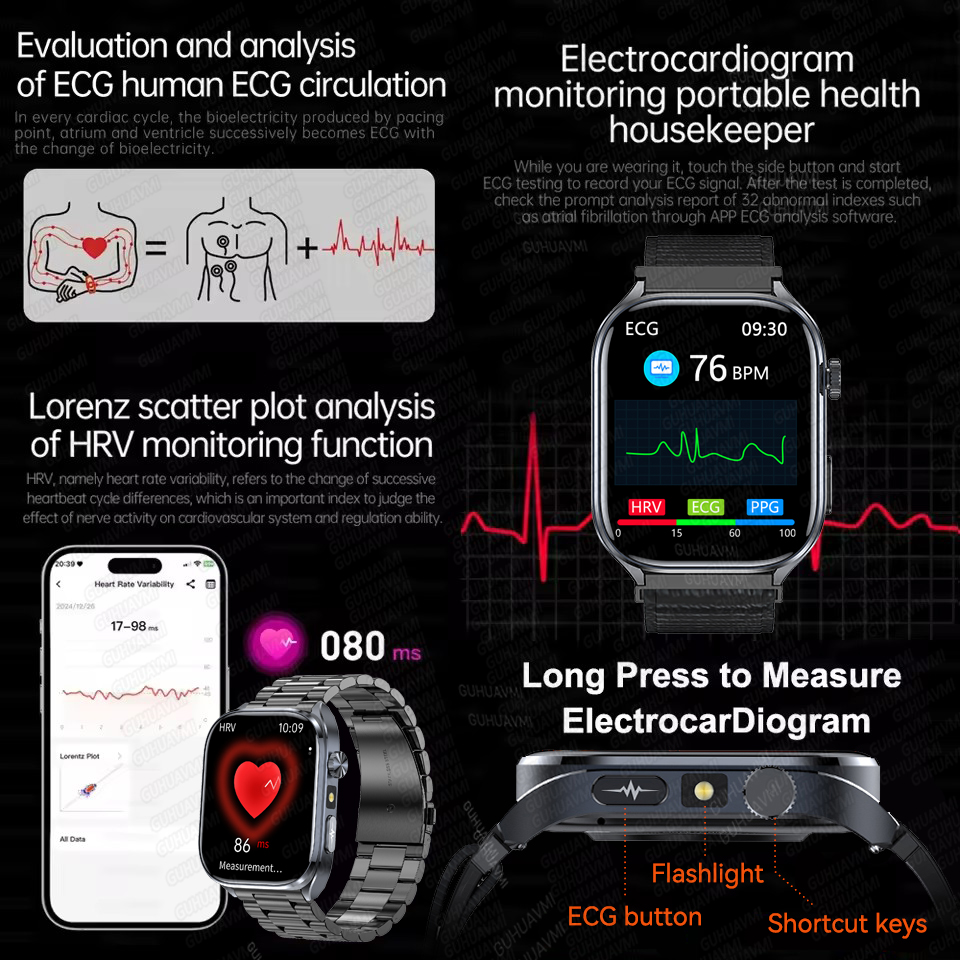 2026 New AI Health Care Accura – Android Smartwatch Accessories recenzja i cena