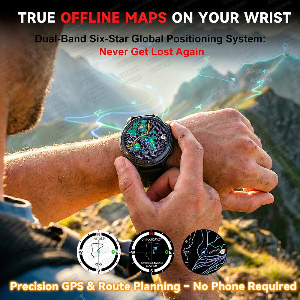 NEW 4G Memory GPS Offline Map  – Smartwatch Nexus recenzja i cena