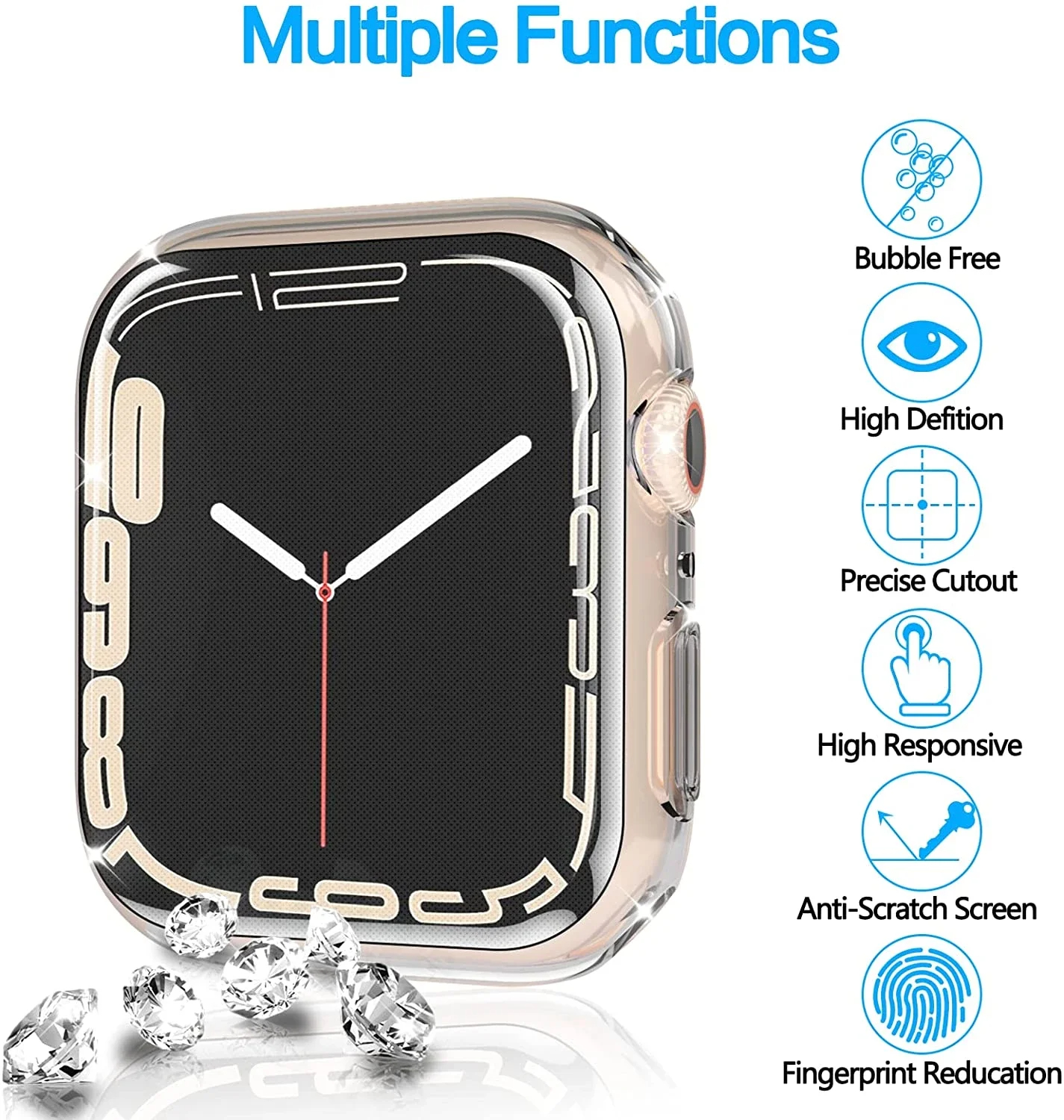 1-5PCS Soft TPU Cover Screen P – Smartwatch Icon recenzja i cena