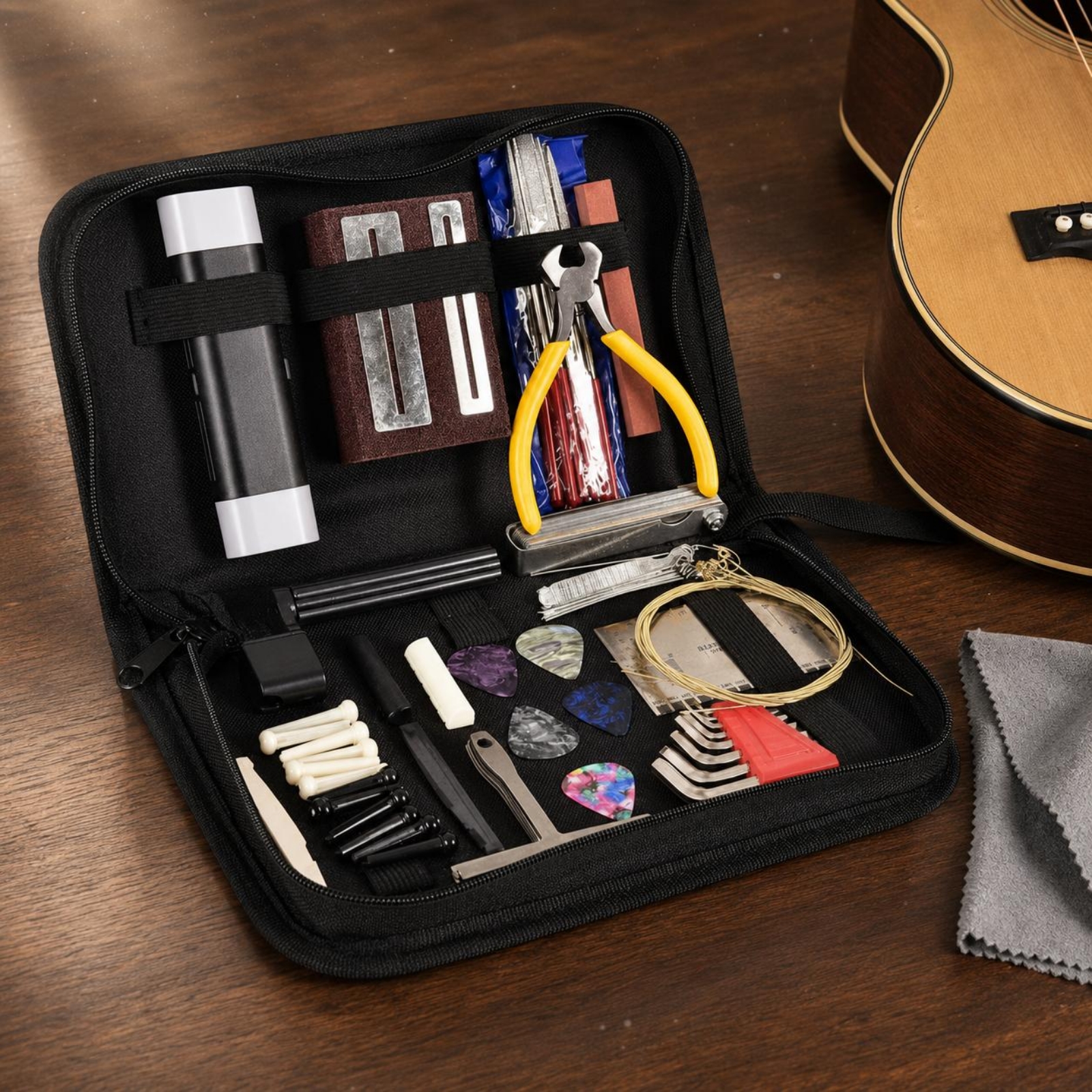 Guitar Repair Toolkit Elastic  – Tool Kit Strap Change recenzja i cena