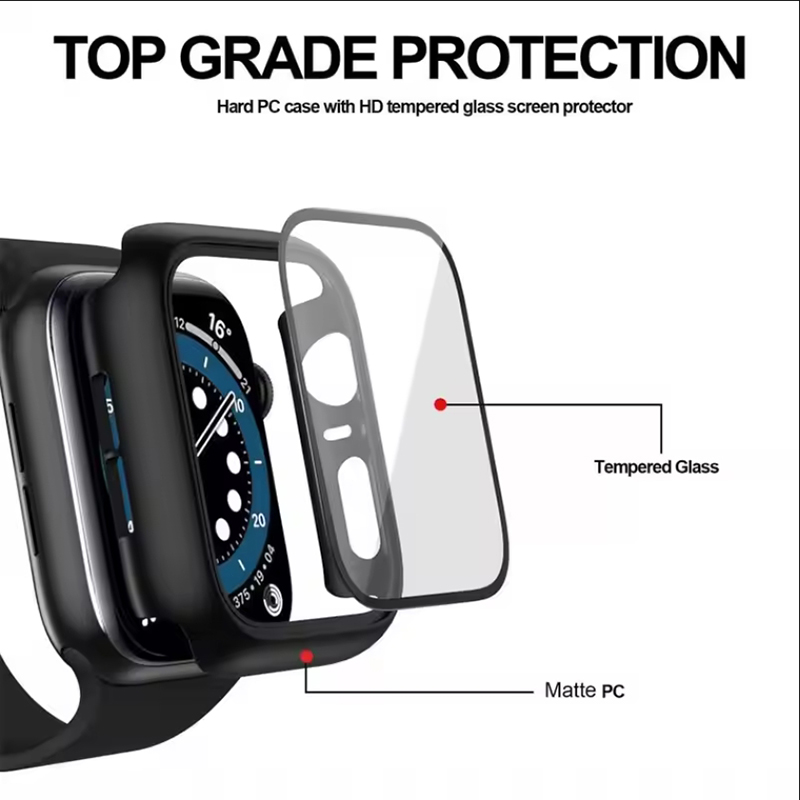 Tempered Glass+Cover For Apple – Smartwatch Case recenzja i cena
