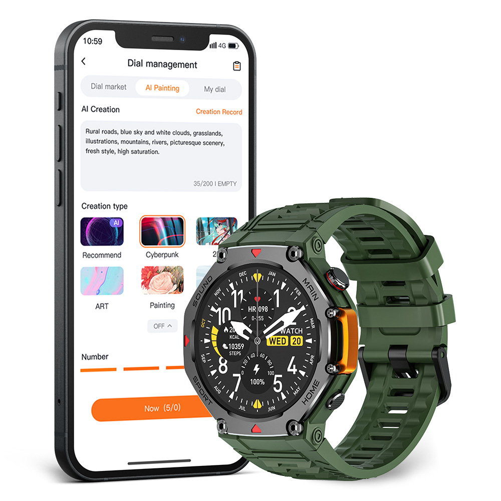 M REX4 Smart Sports Health Wat – Smartwatch M Active recenzja i cena