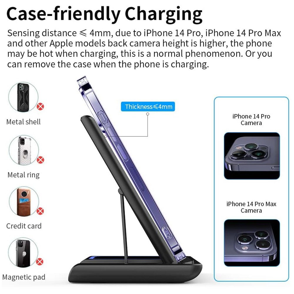 15W 3 in 1 Wireless Charger St – Watch Charging Dock recenzja i cena