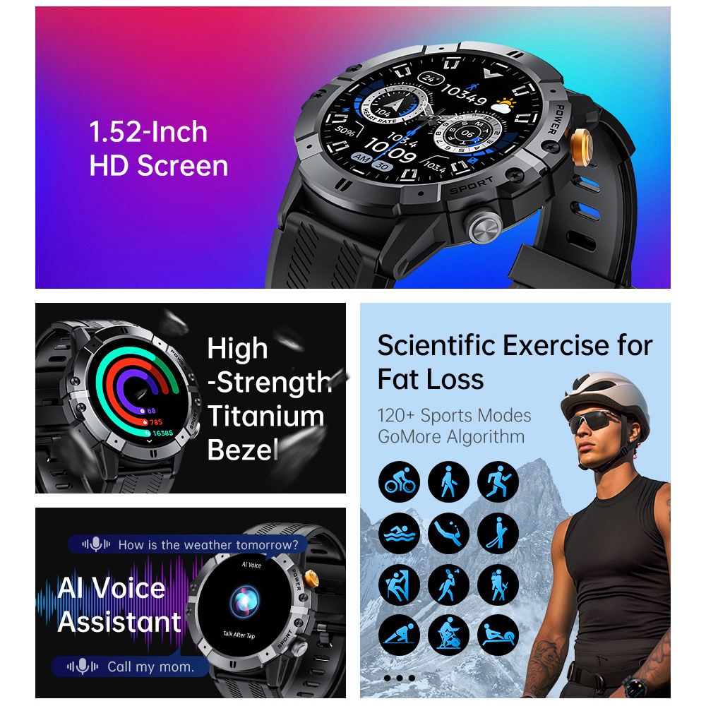 Outdoor Military Smart Watch B – Smartwatch Faces recenzja i cena