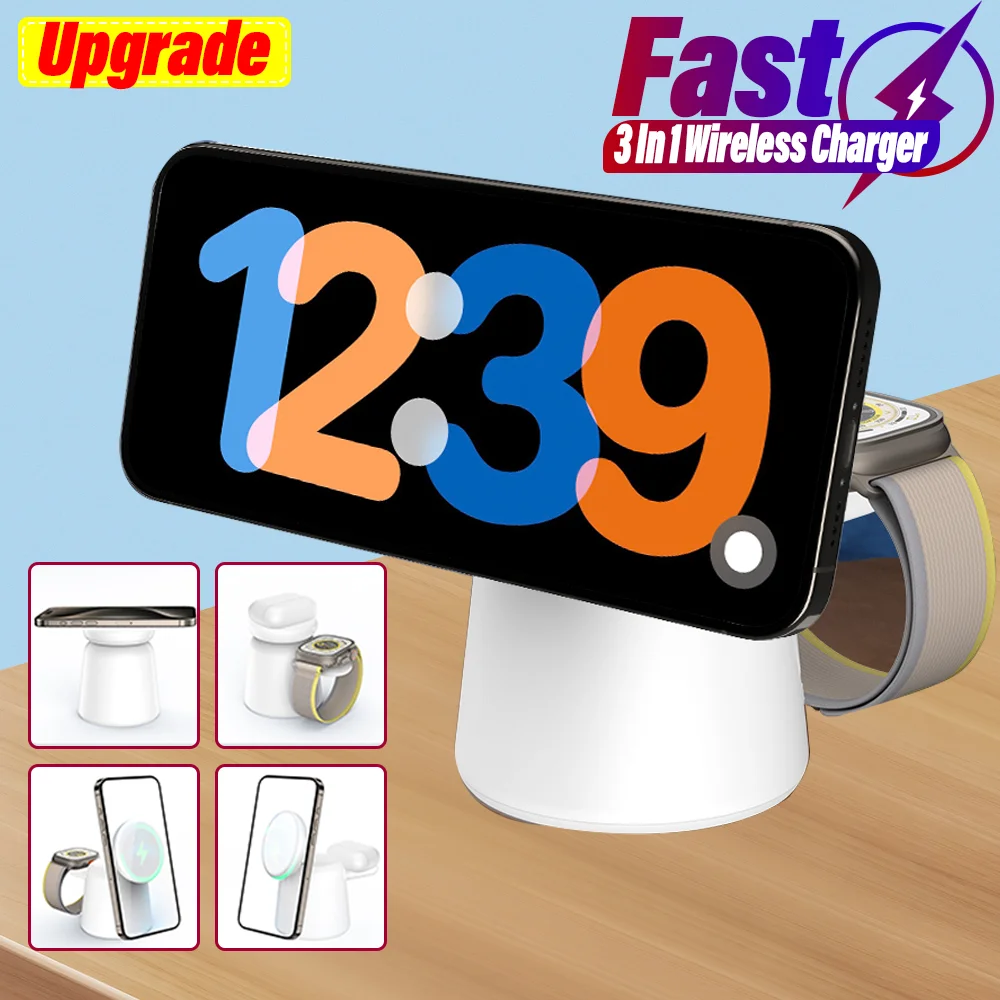 3 in 1 Magnetic Wireless Charg – Smartwatch Ac recenzja i cena