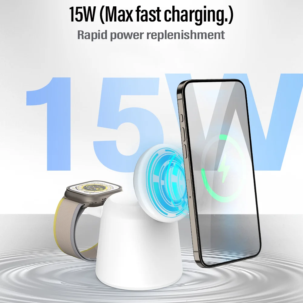 3 in 1 Magnetic Wireless Charg – Smartwatch Ac recenzja i cena