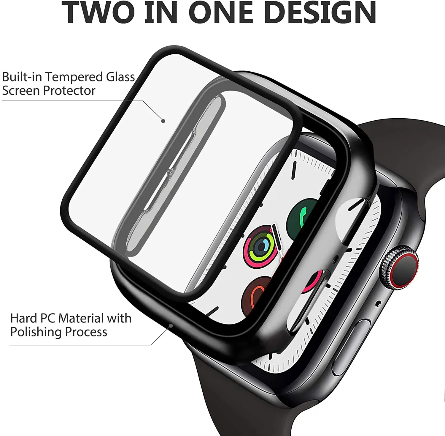 Tempered Glass+cover For Apple – Smartwatch Icon recenzja i cena
