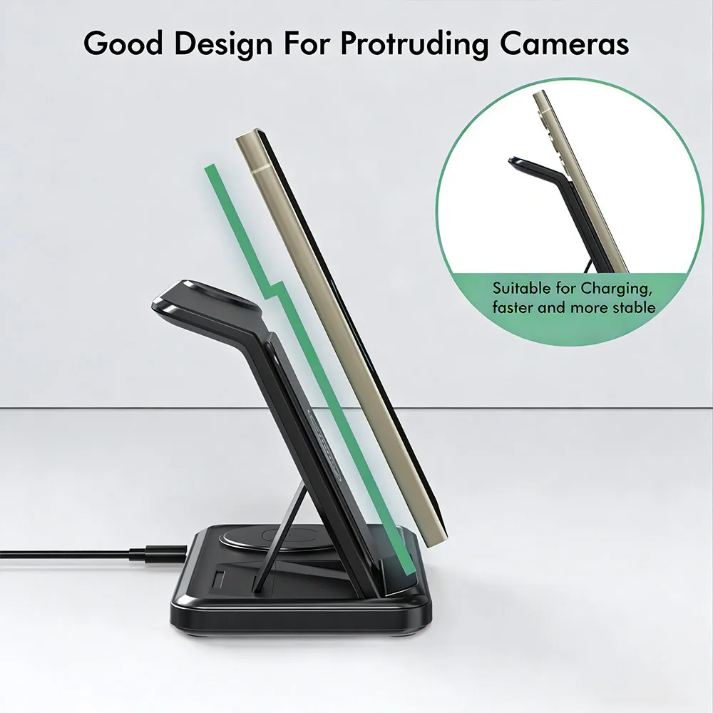 3 IN 1 Wireless Charger Statio – Smartwatch Ac recenzja i cena