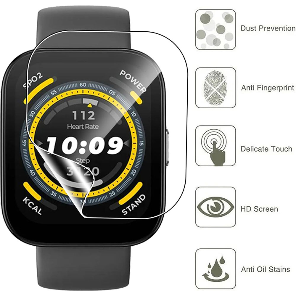 3PCS Clear HD Film Screen Prot – Amazfit Smartwatch Accessories recenzja i cena