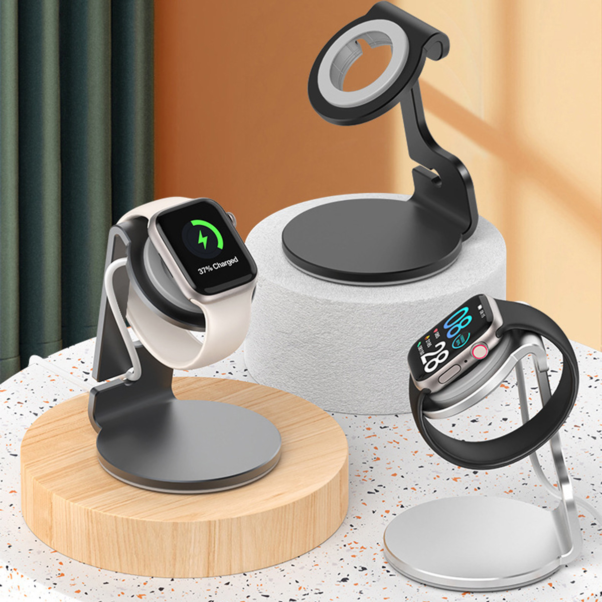 Aluminum Bracket Charger Dock  – Watch Charging Dock recenzja i cena