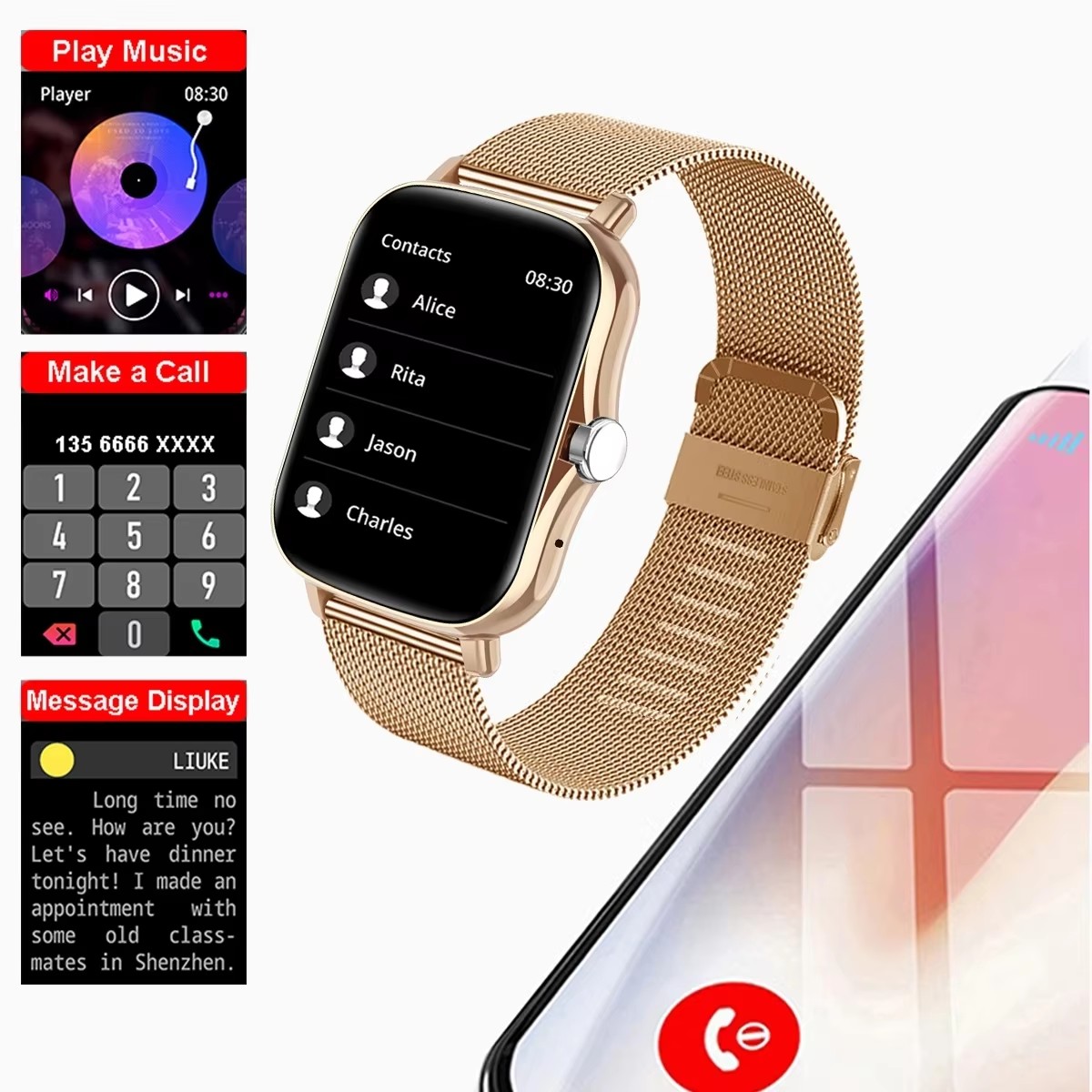 2026 New Multifunctional Smart – Android Smartwatch Accessories recenzja i cena