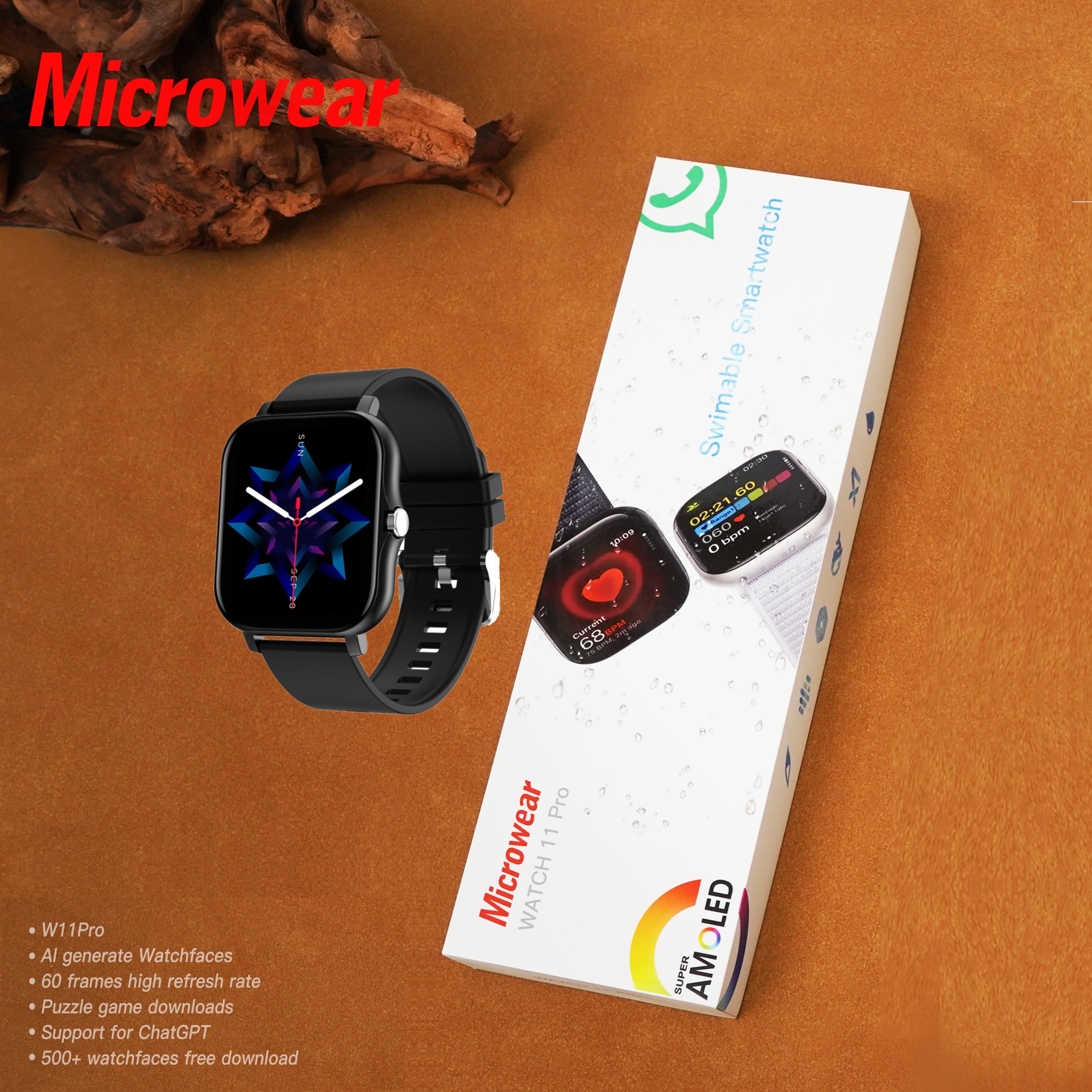 Swiming-proof W11P Smartwtch R – Smartwatch M Active recenzja i cena