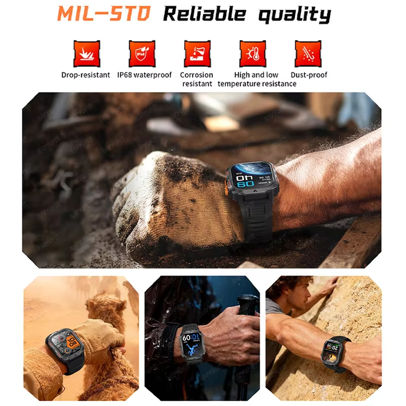2026 Rugged Military Smart Wat – Smartwatch M Active recenzja i cena