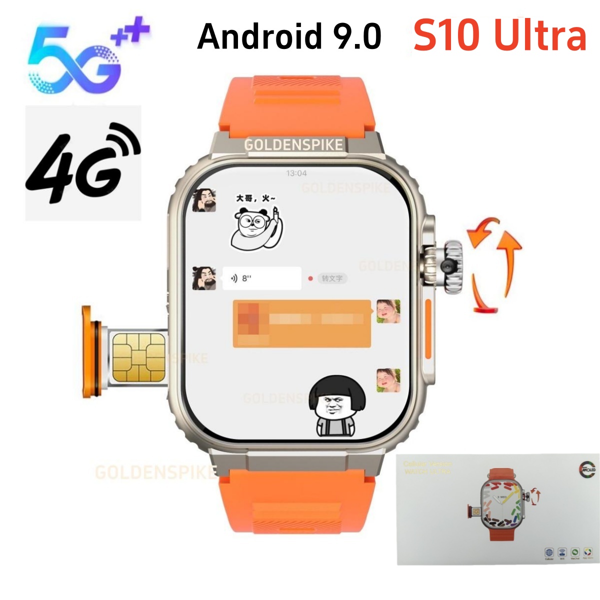 4G Android Smart Watch S10 2.2 – Smartwatch X18 recenzja i cena