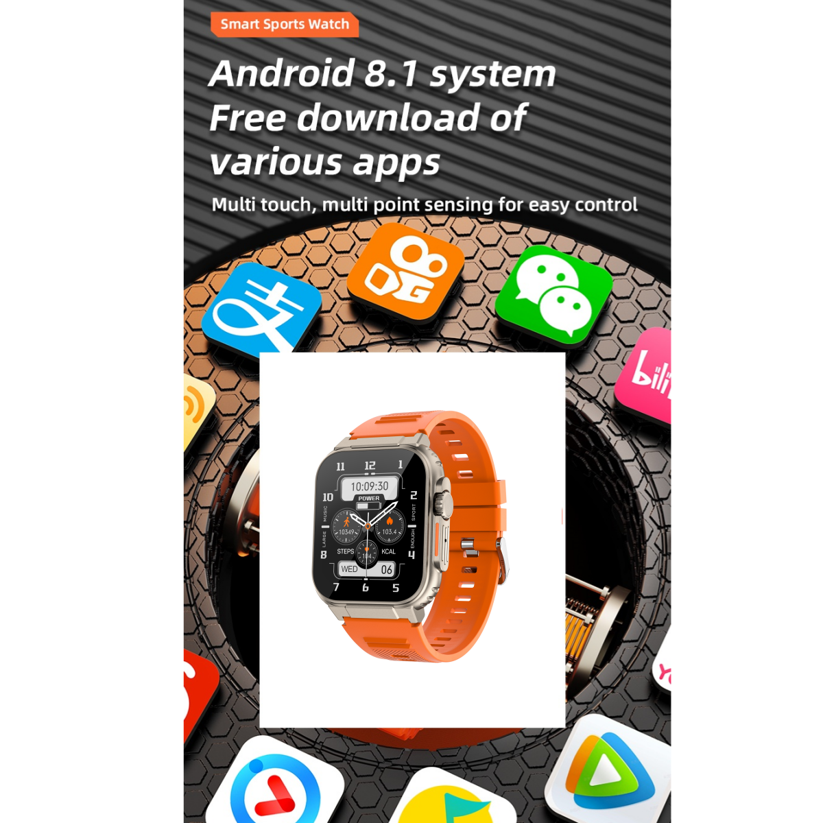 4G Android Smart Watch S10 2.2 – Smartwatch X18 recenzja i cena