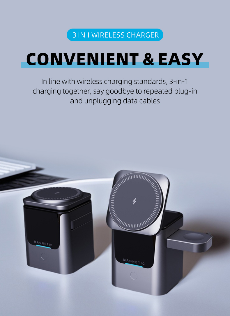 Magnetic 3 in 1 Wireless Charg – Smartwatch Ac recenzja i cena