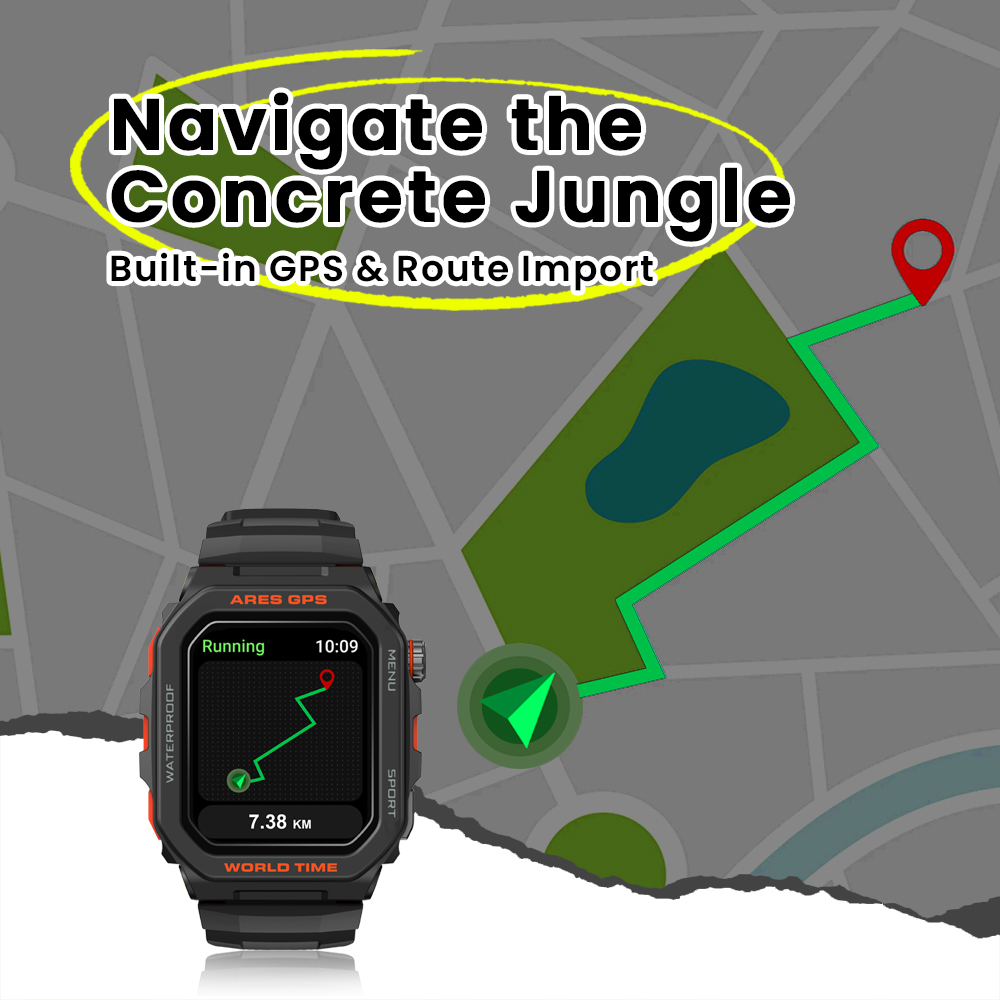 New Zeblaze Ares GPS Smart Wat – Smartwatch Faces recenzja i cena