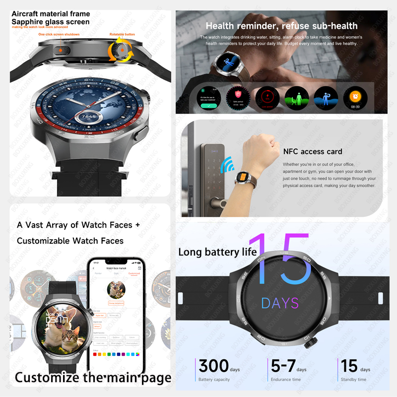 2026 New BOXUXING Watch 5 MAX  – Smartwatch Faces recenzja i cena