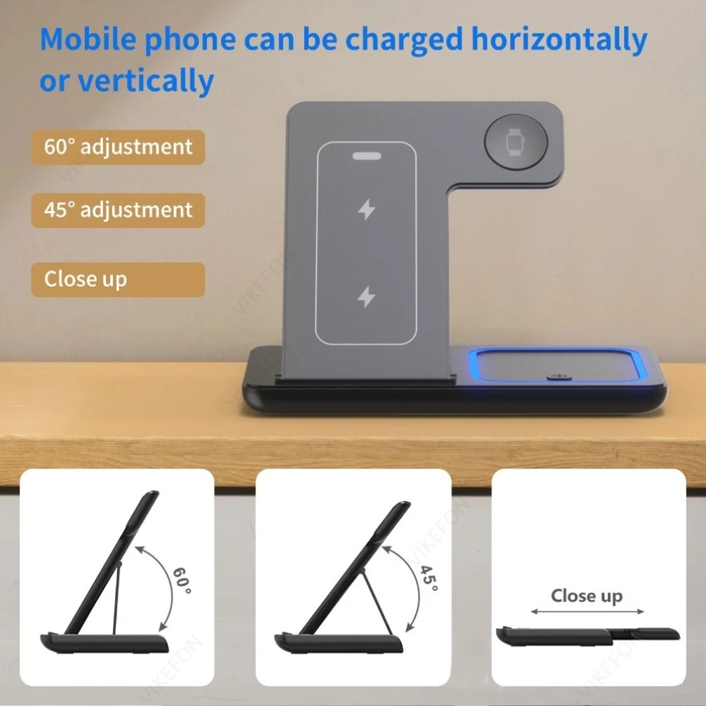 Foldable 3 in 1 Wireless Charg – Watch Charging Dock recenzja i cena