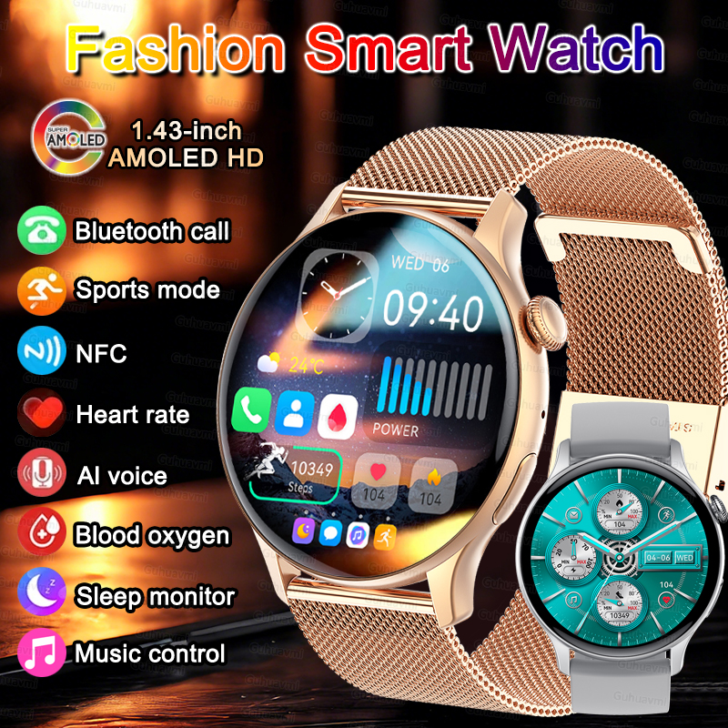Women Smartwatch NFC AMOLED Sc – Smartwatch Nexus recenzja i cena