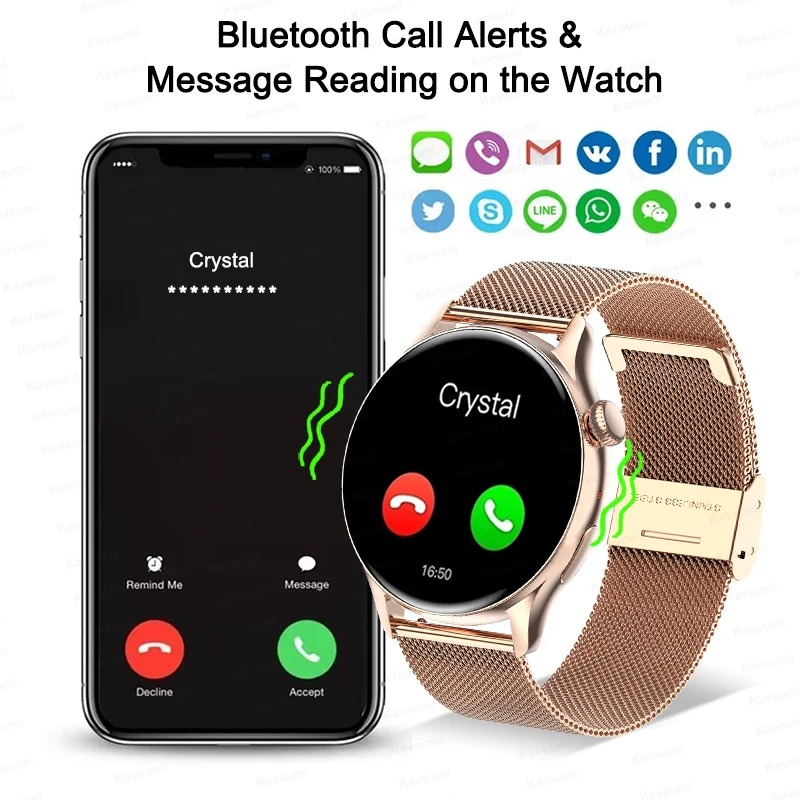 Women Smartwatch NFC AMOLED Sc – Smartwatch Nexus recenzja i cena