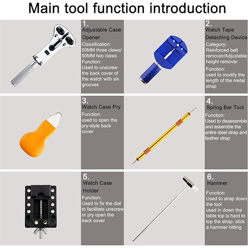 Professional Watch Repair Kit  – Tool Kit Strap Change recenzja i cena
