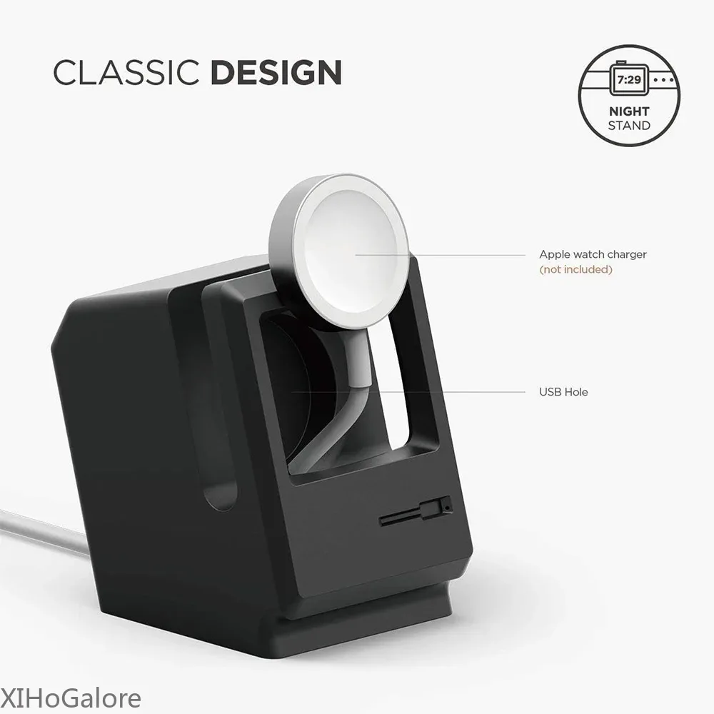 Retro Computer Pattern Silicon – Watch Charging Dock recenzja i cena