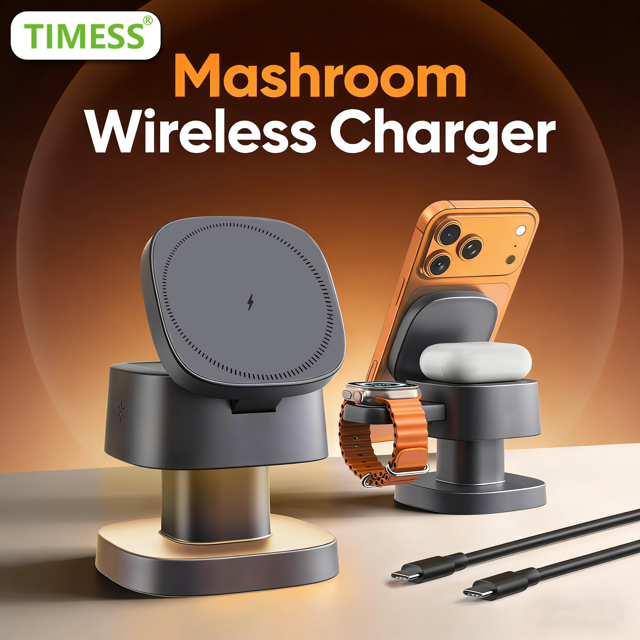 TIMESS Night Light Mashroom Wi – Smartwatch Ac recenzja i cena