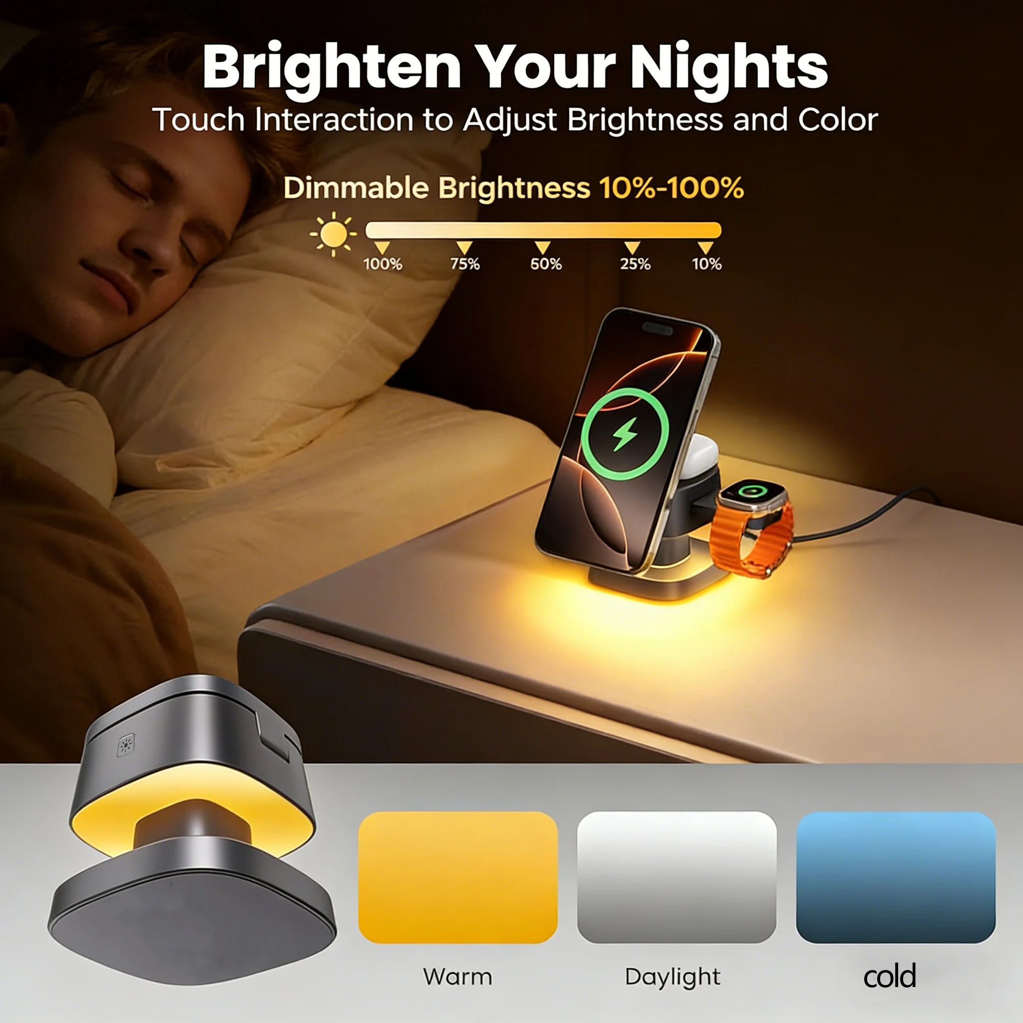 TIMESS Night Light Mashroom Wi – Smartwatch Ac recenzja i cena
