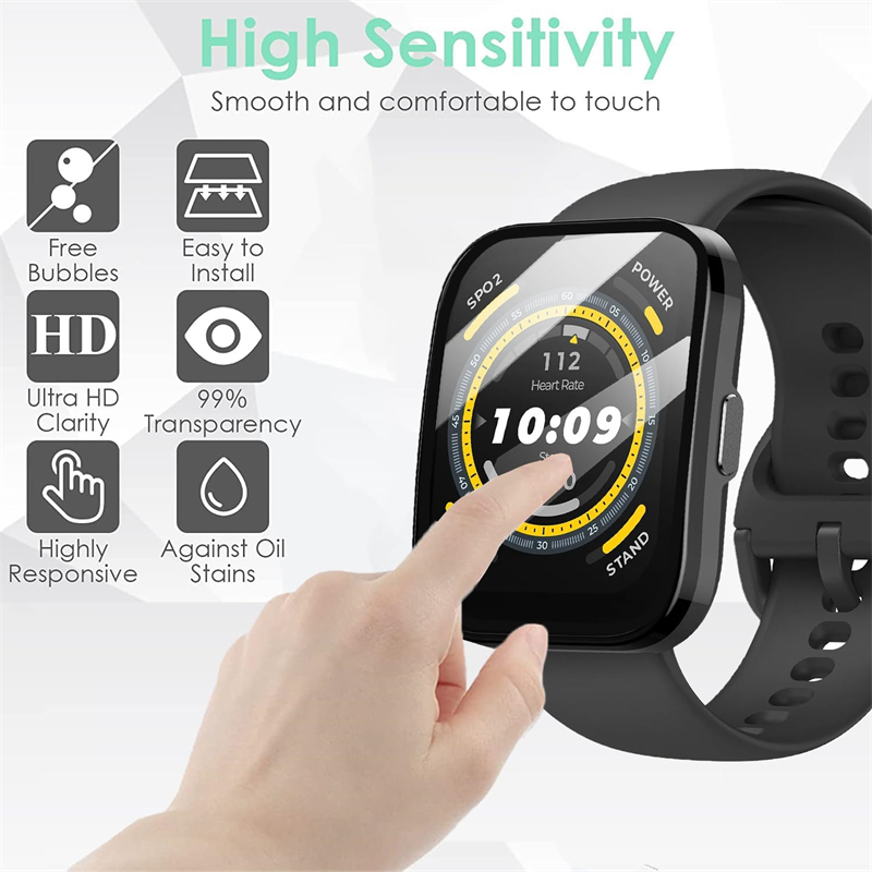 1-5Pcs Screen Protector For Am – Amazfit Smartwatch Accessories recenzja i cena