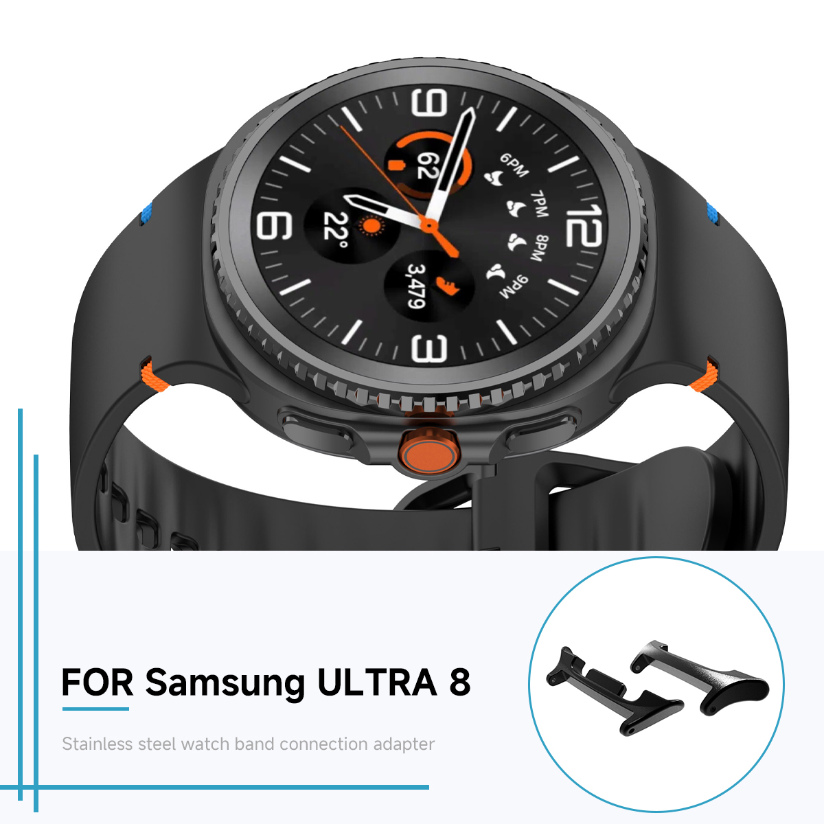 NEW 2PCS For Samsung Galaxy Wa – Watch Band Connector recenzja i cena